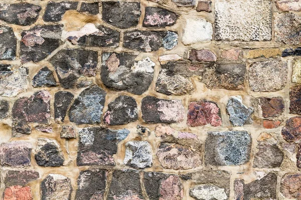 Texture di ciottoli muro di pietra — Foto Stock