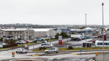 ofis ve alışveriş Reykjavik şehir alanında