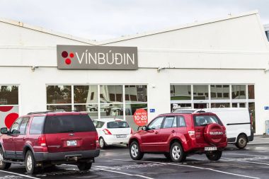 Vinbudin (devlet şarap dükkanı) Reykjavik şehir