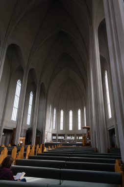 Reykjavik tanımlıkHallgrimskirkja Kilisesi'nin kapalı