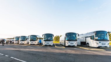 Reykjavik gezi otobüsleri sabah yakın kişi