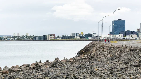 Atlantic coast için yapılan Reykjavik şehir Güz — Stok fotoğraf