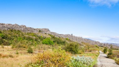 rift Valley Thingvellir Milli Park yolu