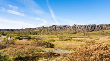 kayalara rift Valley Thingvellir yolu