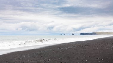 Reynisfjara siyah Beach ve Dyrholaey promontory