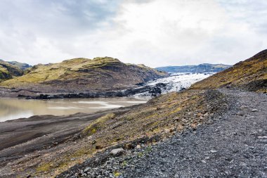 patika Solheimajokull buzul İzlanda'için