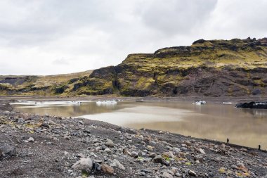 Solheimajokull buzul yürüyüş yolundan