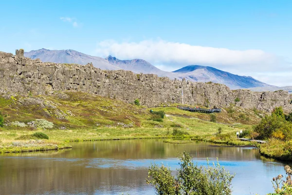 Autumn Thingvellir parkta hallurinn alanı