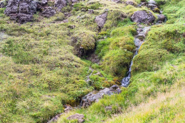 Gorący prąd w Trail River Hot Spring Hveragerdi — Zdjęcie stockowe