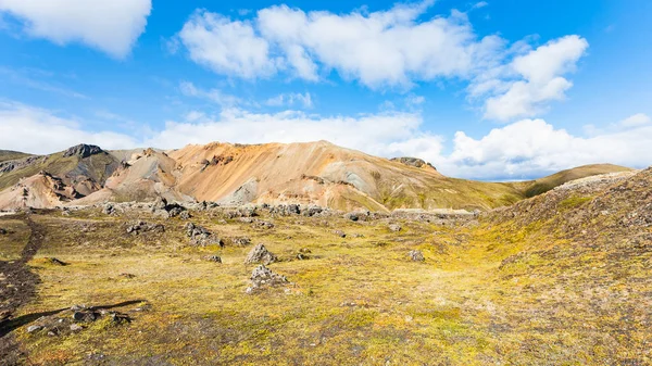 Landmannalaugar 在冰岛的山景 — 图库照片