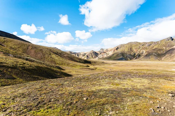 Laderas de cañón en Landmannalaugar en Islandia — Foto de Stock