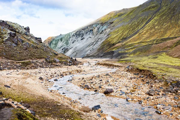 Bach im Graenagil Canyon in Island — Stockfoto