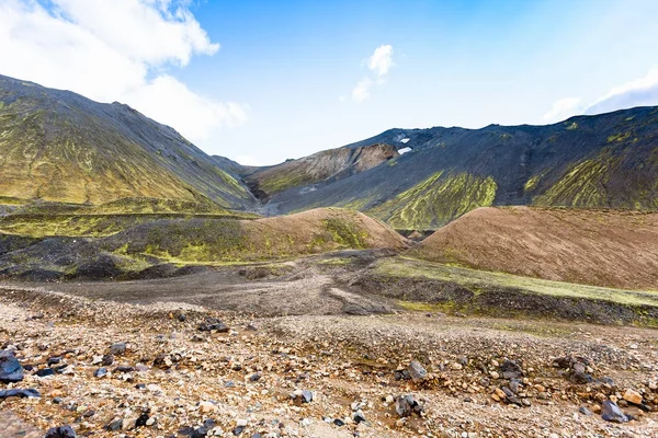 Hory v blízkosti canyon Graenagil na Islandu — Stock fotografie
