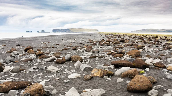 Yta Reynisfjara Beach och Dyrholaey udde — Stockfoto