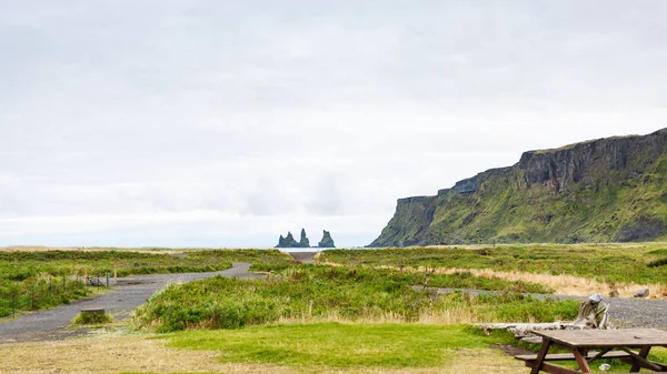 Rekreasyon alanı Vik I Myrdal köyde İzlanda — Stok fotoğraf