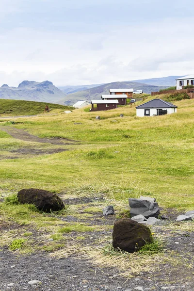 Gospodarstw wiejskich w miejscowości Vik I Myrdal w Islandii — Zdjęcie stockowe