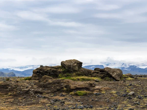 Vulkanoberfläche der Dyrholaey Halbinsel in Island — Stockfoto