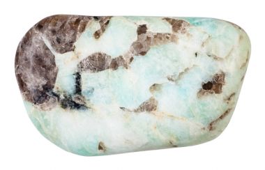 beyaz izole cilalı Pegmatite taş