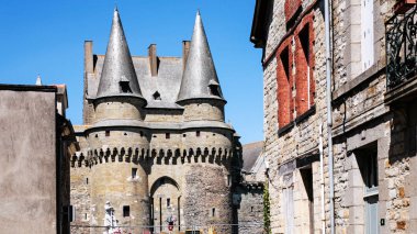 Gatehouse Ortaçağ Kalesi Chateau de Vitre