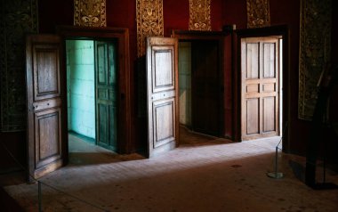 üç açık kapılar Kalesi Chateau de Chambord içinde