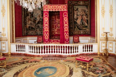 Tören yatak odasında Kalesi Chateau de Chambord