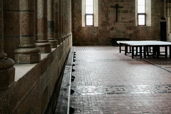 Hall in Saint Michael Abbey — Stock Photo, Image