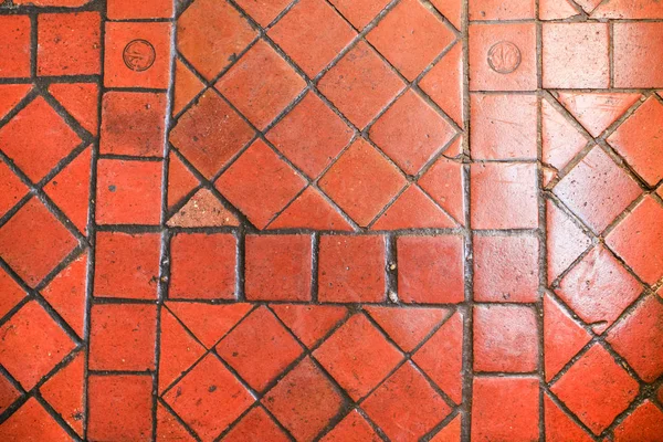 Tile floor in castle Chateau de Chenonceau — Stock Photo, Image