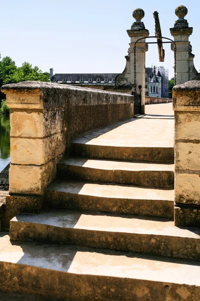 Poort van de tuin van het kasteel van Chenonceau — Stockfoto