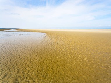 görünümü, kum plaj, Le Touquet düşük tide içinde
