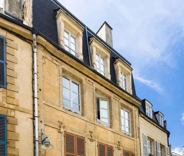 Facade of medieval house in Sedan town — Stock Photo, Image