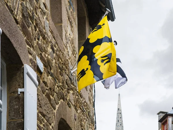 St ivo 's (saint-yves) Flagge der Provinz Tregor — Stockfoto