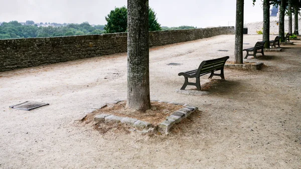 Belvedere Jardin Anglais v městě Dinan — Stock fotografie