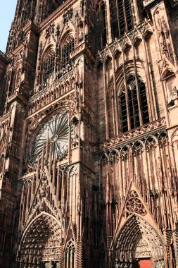 Strazburg Katedrali'ne Batı Cephesi