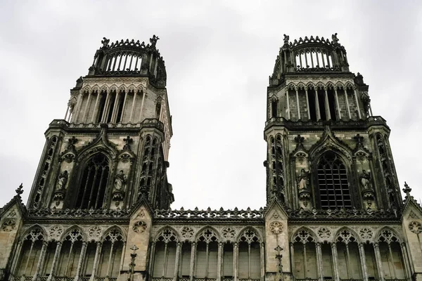 Towers of Sainte-Croix Cathedral in Orleans — Stock Photo, Image