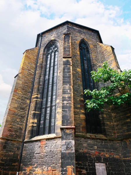 Dominikansk kirketårn i Colmar – stockfoto