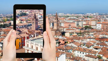 turist fotoğraf Verona şehri