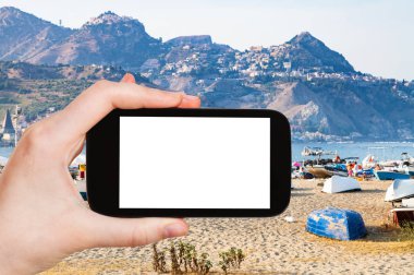 ourist fotoğraf kentsel kum plaj ve eski liman