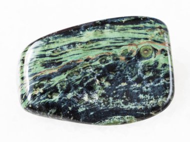 Beyaz parlak rhyolite değerli taş