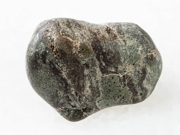 Polerowany kamień Suevite biały — Zdjęcie stockowe