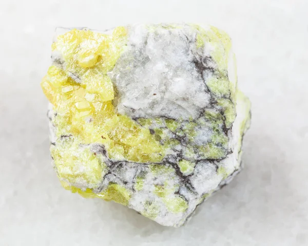 白生硫黄鉱石 — ストック写真