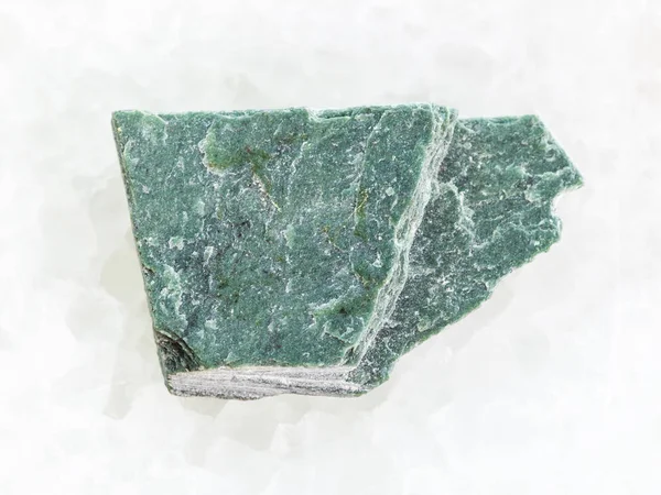 Raw Phyllite stone on white marble — Stock Photo, Image