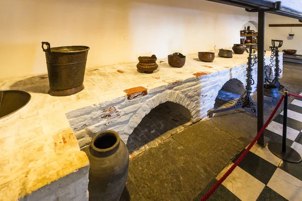 Cozinha em Menshikov Palace em São Petersburgo — Fotografia de Stock