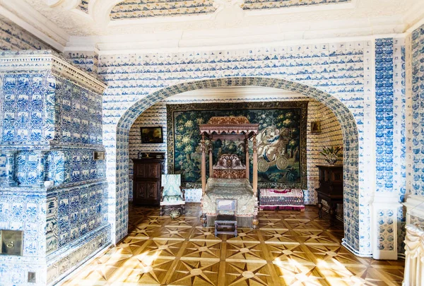 Bedroom in Menshikov Palace in St Petersburg — Stock Photo, Image