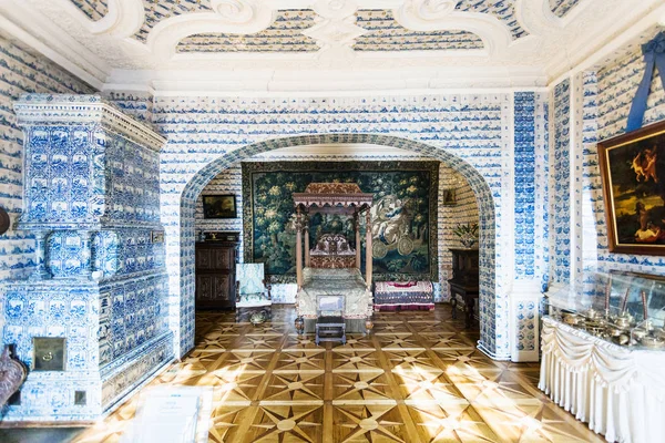 Інтер'єр спальні в палац Сан-Сусі — стокове фото