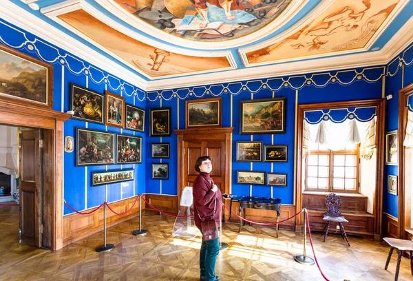 Galerie v Menšikov paláci v Petrohradě — Stock fotografie