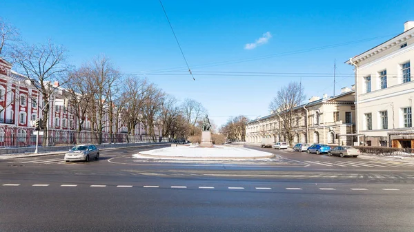 Mendělejev linie ulice v St Petersburg — Stock fotografie
