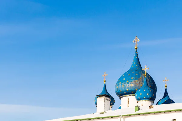 Cúpula da Catedral da Natividade na cidade de Suzdal — Fotografia de Stock