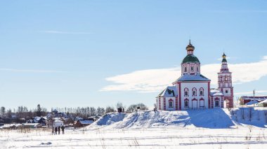 Suzdal İlyas Kilisesi ile panoramik manzaralı