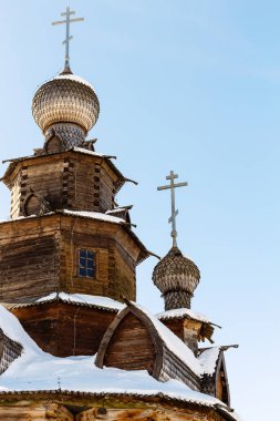 Suzdal içinde ahşap başkalaşım kilisenin kubbesi