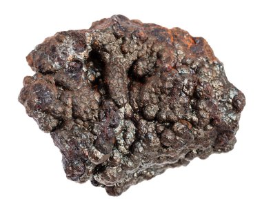 İzole goethite taş (kahverengi demir cevheri)